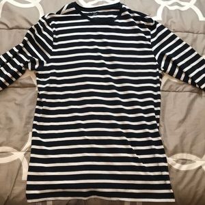 Long sleeved striped shirt